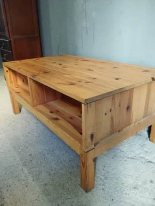 Mesa centro madera maciza