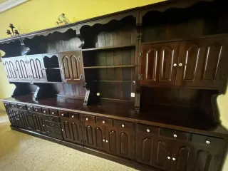 Mesa comedor clásica de madera maciza + 6 sillas