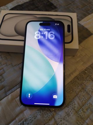 iPhone 15 batería 100%