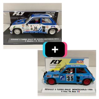 2 Coches Slot Fly Renault 5