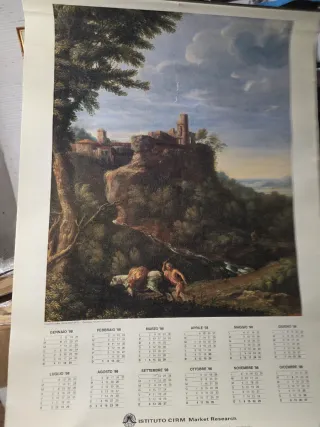 Calendario da collezione 1998