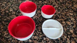 Recipientes de cocina cerámicos con tapa