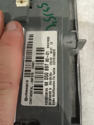 Pantalla Táctil Citroen C4 Picasso II