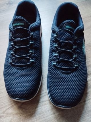 Zapatillas Skechers Memory Foam Azul