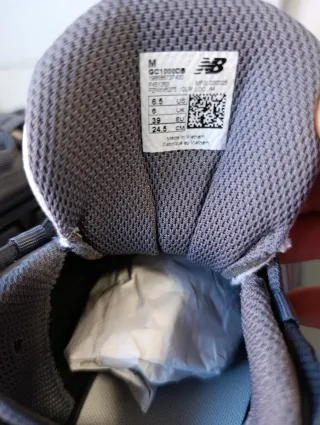 New Balance 1000 unisex gris/rojo talla 39