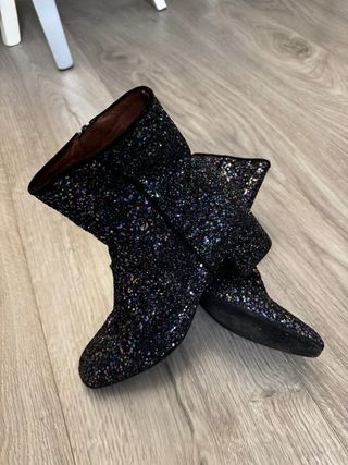 Botines Hispanitas Brillo Talla 39