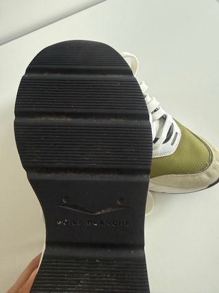 Zapatillas Voile Blanche Beige/Verde