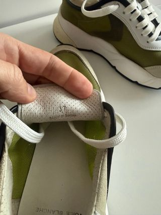 Zapatillas Voile Blanche Beige/Verde