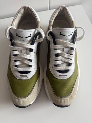 Zapatillas Voile Blanche Beige/Verde