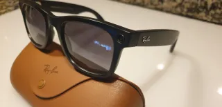 Gafas Ray-Ban Meta Wayfarer Negras/Mate