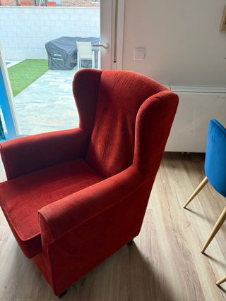 Butaca individual roja