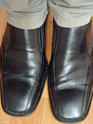 Zapatos de piel negros