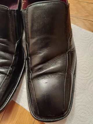 Zapatos de piel negros