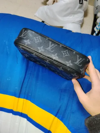 Cartera Louis Vuitton Negra/Gris