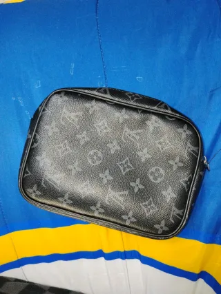 Cartera Louis Vuitton Negra/Gris