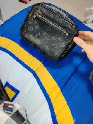 Cartera Louis Vuitton Negra/Gris