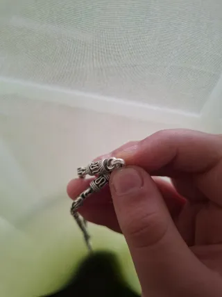 Cadena Bali Plata 925 Eslabón Bizantino