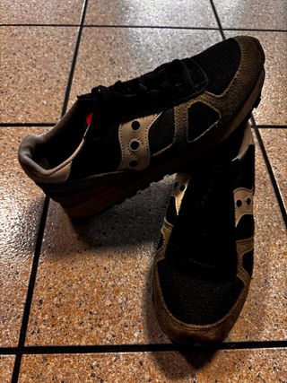 Saucony Scarpe da Ginnastica Verdi e Rosse