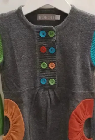 Vestido invierno Boboli talla 18 meses