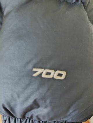 Chaqueta Plumifero NorthFace Nuptse 700 Negra Niñ@