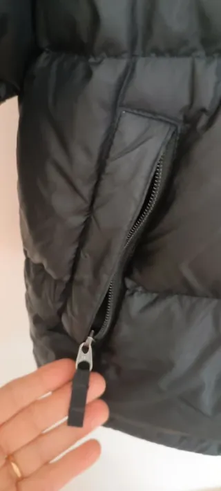 Chaqueta Plumifero NorthFace Nuptse 700 Negra Niñ@