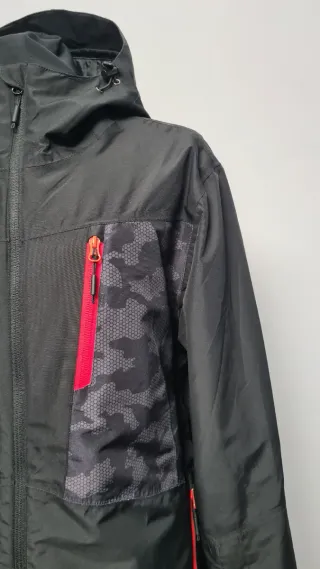 Giubbino Snowboard Uomo Taglia L Nero Rosso