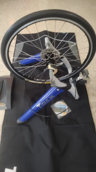 Rodillo Tacx Satori + Rueda 26' Shimano 9v