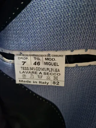 Giacca sartoriale EDD Miguel M