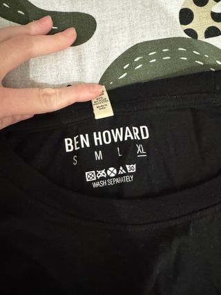 Camiseta de Ben Howard (CFTW) - Talla XL