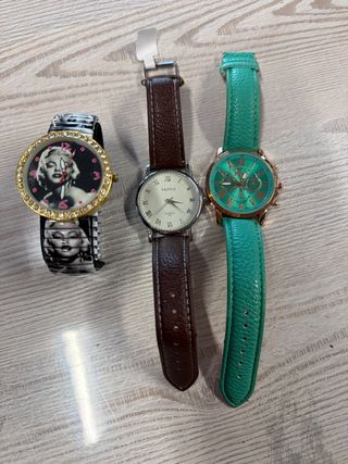 Lote 3 Relojes Mujer