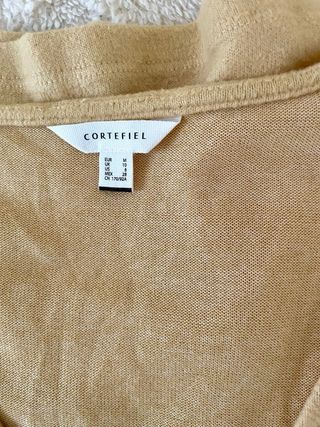 Jersey Cortefiel cuello pico talla M