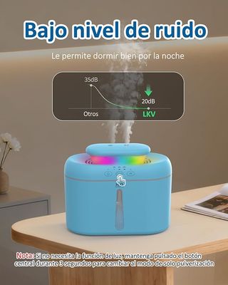 NUEVO Humidificador 2L Niebla Fría + temporizador