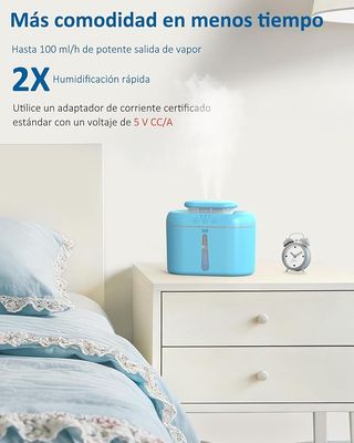 NUEVO Humidificador 2L Niebla Fría + temporizador
