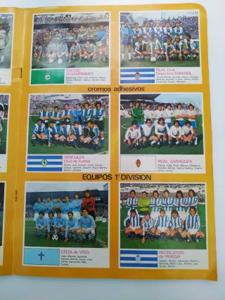 ÁLBUM FÚTBOL 78-79 ESTE COMPLETO CON FICHAJES
