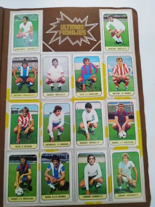 ÁLBUM FÚTBOL 78-79 ESTE COMPLETO CON FICHAJES
