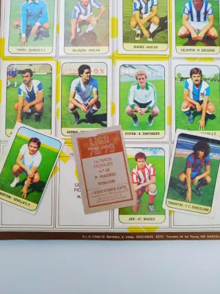 ÁLBUM FÚTBOL 78-79 ESTE COMPLETO CON FICHAJES