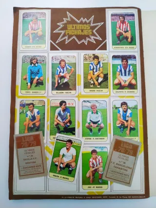 ÁLBUM FÚTBOL 78-79 ESTE COMPLETO CON FICHAJES