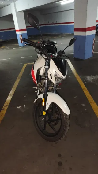 Motor Hispania NKZ 125 Blanca