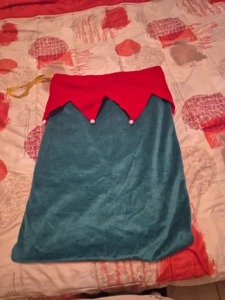 Saco de regalo de elfo de Navidad