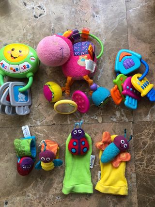 Lote sonajeros Bebé Fisher-Price Lamaze
