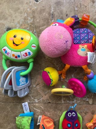 Lote sonajeros Bebé Fisher-Price Lamaze