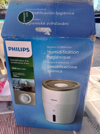 Humidificador Philips Blanco y Dorado