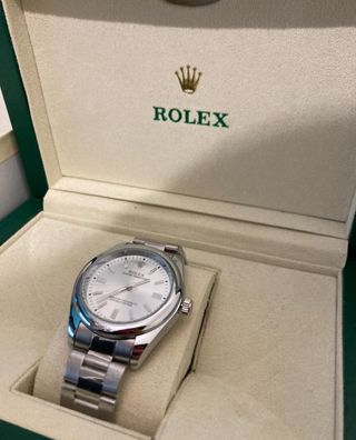 Rolex Oyster Perpetual Plata