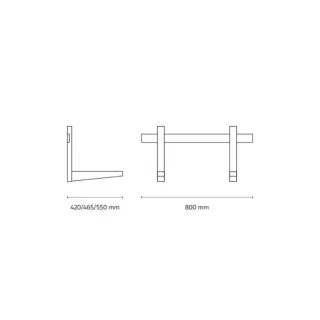Staffa supporto condizionatore universale