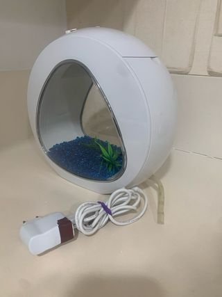 Acuario moderno de escritorio cristal y plástico