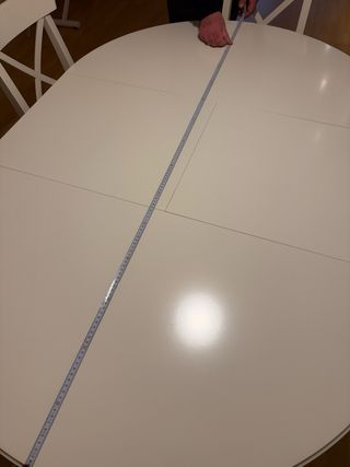 Mesa redonda extensible IKEA LIATORP 110-155cm