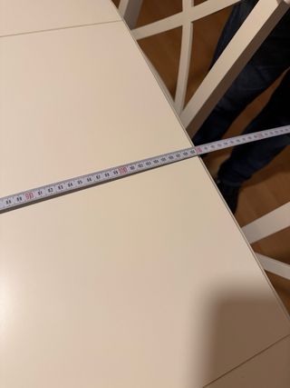 Mesa redonda extensible IKEA LIATORP 110-155cm