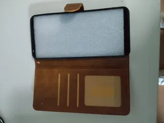 Funda para móvil roja y marrón tcl 40 R