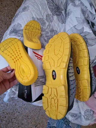 Calzado Seguridad Vein Pro Gris/Amarillo Talla 43