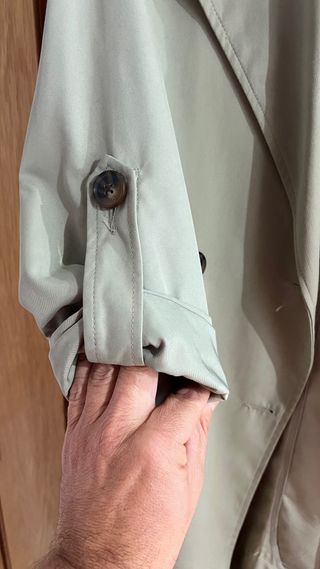 Gabardina Stradivarius verde  Mujer